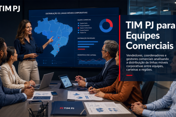 Plano TIM empresarial para equipes comerciais estruturadas